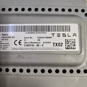 NEW OEM 2016-2020 Tesla Model X Radio Control Audio Module FM HD 1143716-00-C