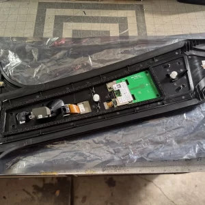 NEW OEM 20-24 Tesla Model Y Left B-Pillar Applique Glass Trim ASSY 1785299-00-B