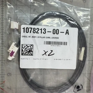 NEW OEM 12-24 TESLA MODEL S CABLE, RF, BODY, B PILLAR CAMS, LHD/RHD 1078213-00-A